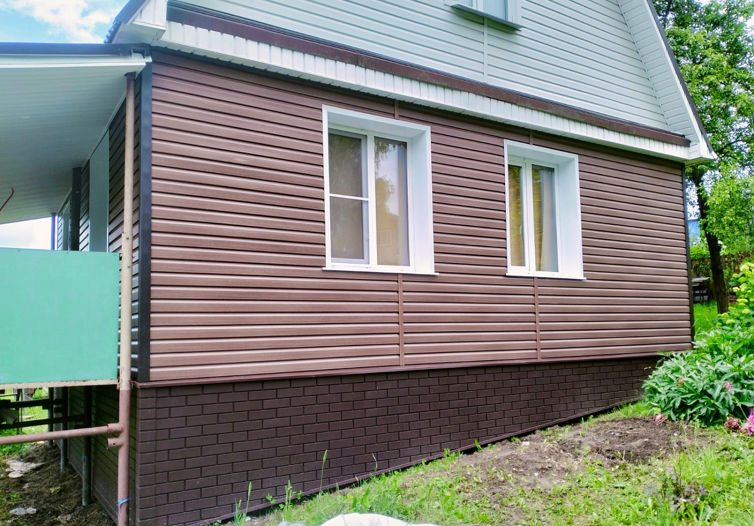 Комплексный монтаж вентилируемого фасада с утеплением и отделкой виниловым сайдингом